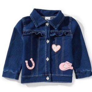Toddler Girl Western Denim Jacket